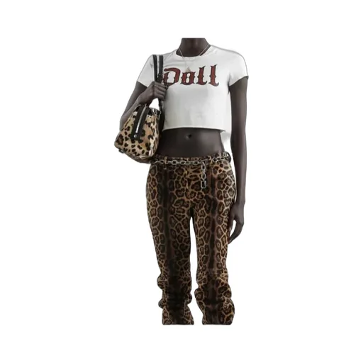Doll Printed Cropped T-Shirt