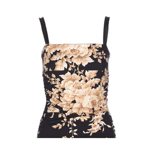 Floral Printed Midi Slip Dress