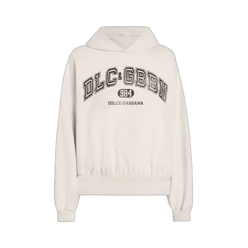 Logo Printed Jersey Hoodie