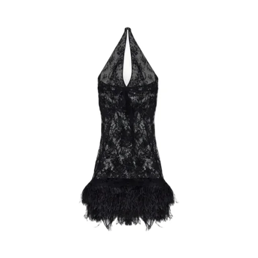 Halterneck Lace Dress