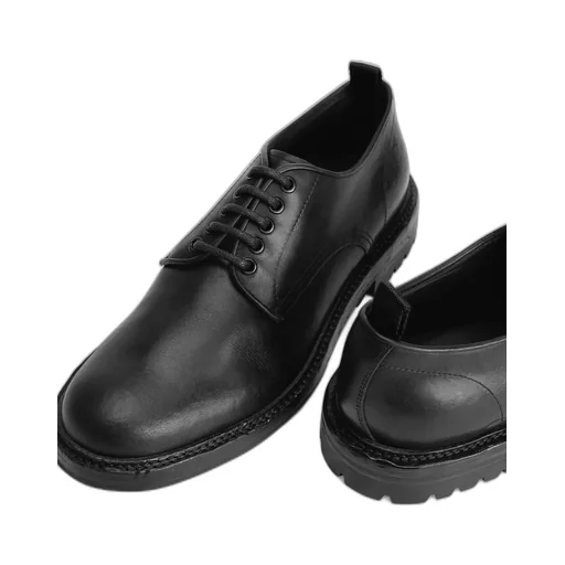 Round Toe Derby Shoes