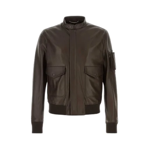 Zipped Bomber Jacket