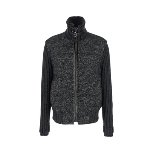 Knitted Houndstooth Jacket