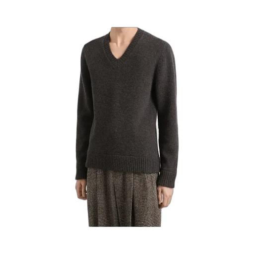 V-Neck Knitted Pullover