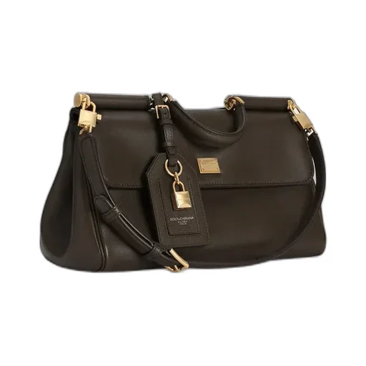 Logo Plaque Medium Sicily Handbag