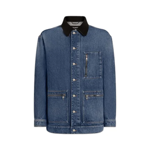 Logo Plaque Denim Jacket
