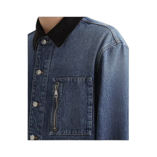 Logo Plaque Denim Jacket