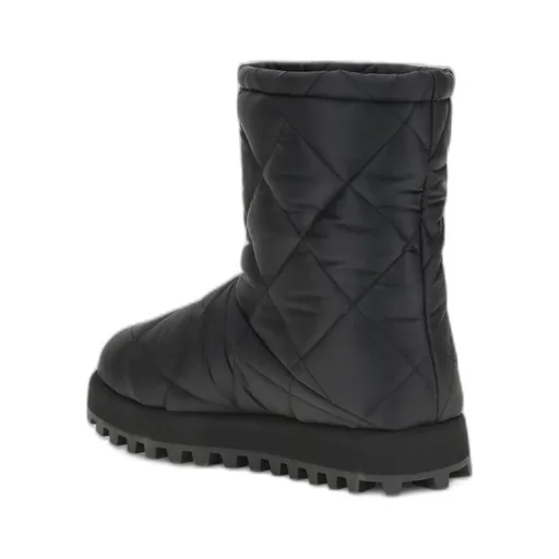 Quilted Ankle Boots