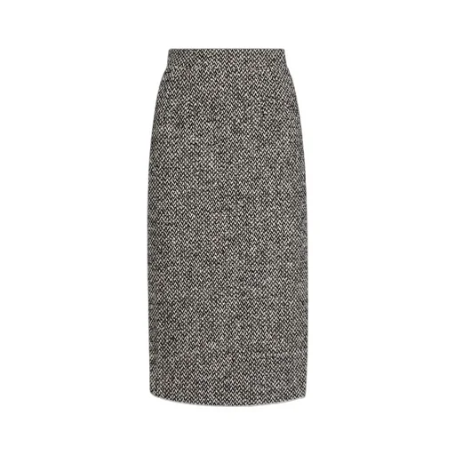 Dotted Sheath Skirt