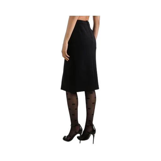 Front Slit Midi Pencil Skirt