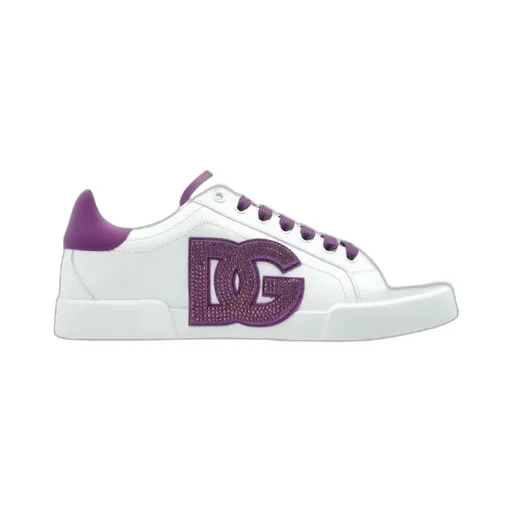 Portofino Dg Logo Patch Sneakers