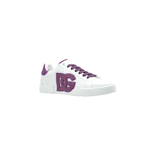 Portofino Dg Logo Patch Sneakers