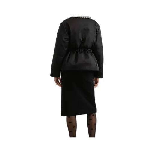 Front Slit Midi Pencil Skirt