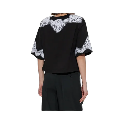 Lace Insert T-Shirt