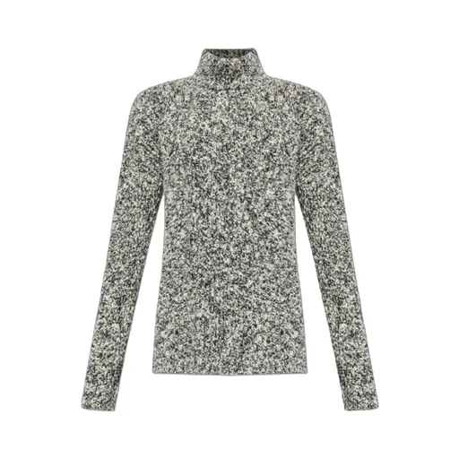 Logo Patch Turtleneck Knitted Jumper