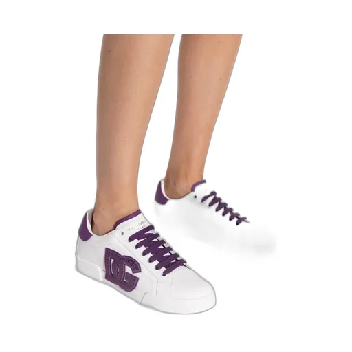 Portofino Dg Logo Patch Sneakers