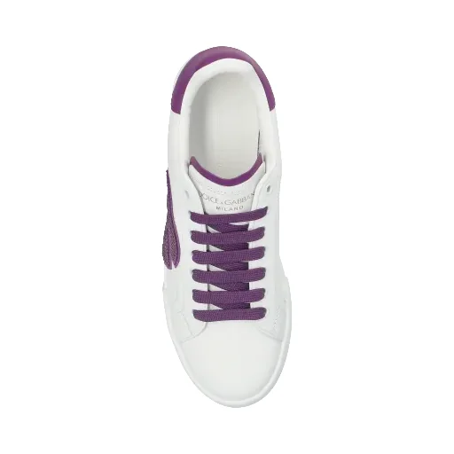 Portofino Dg Logo Patch Sneakers