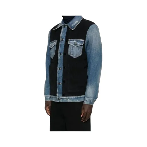Corduroy Inserts Denim Jacket