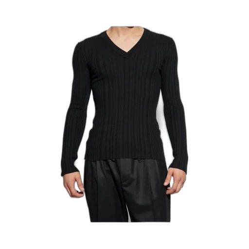 V-Neck Knitted Jumper