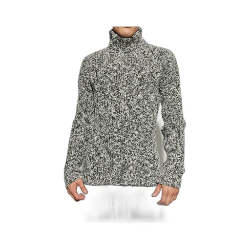 Logo Patch Turtleneck Knitted Jumper