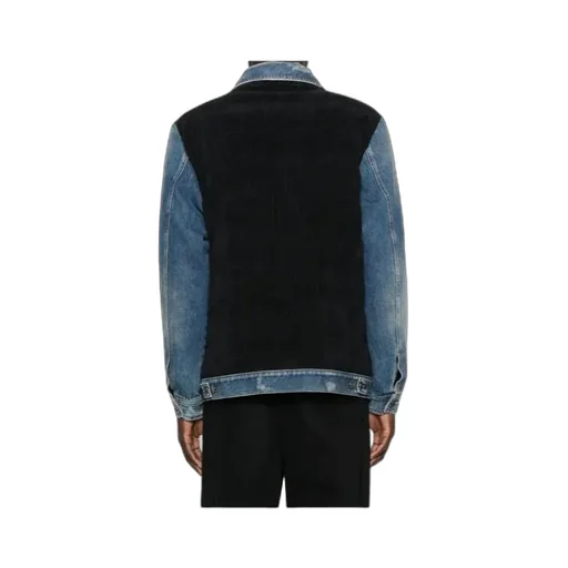 Corduroy Inserts Denim Jacket