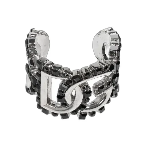 Dg Logo-Plaque Crystal Ring