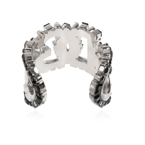 Dg Logo-Plaque Crystal Ring
