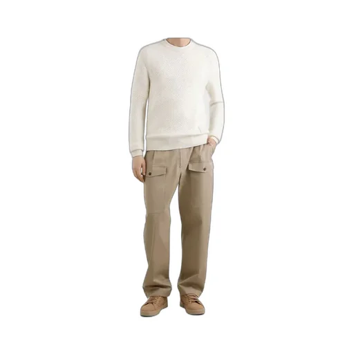 Logo-Patch Crew-Neck Sweater