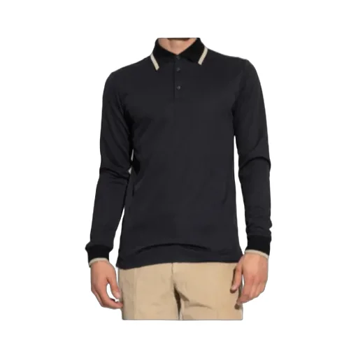 Long-Sleeved Polo Shirt