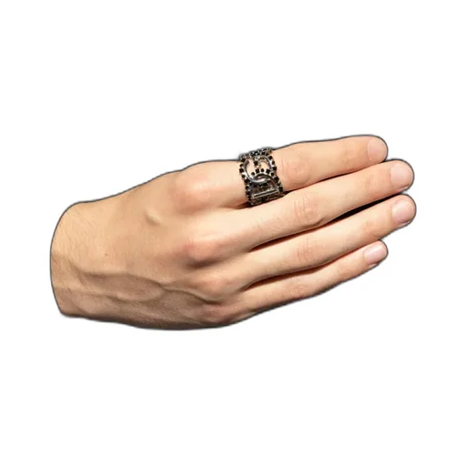 Dg Logo-Plaque Crystal Ring