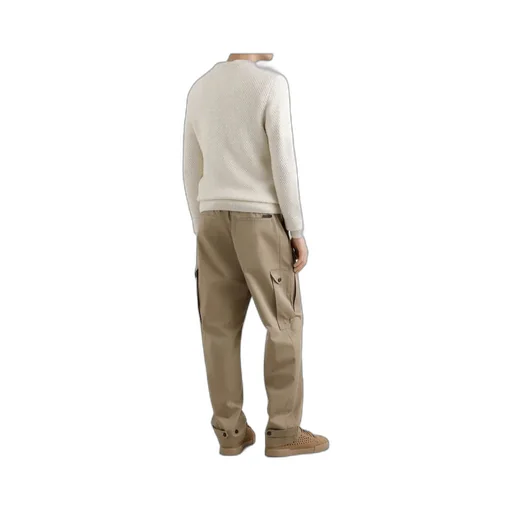 Logo-Patch Crew-Neck Sweater