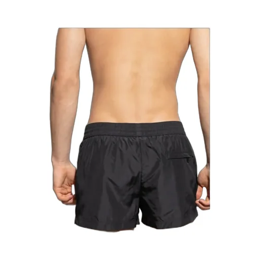 Elastic Waist Swim Boxer Shorts