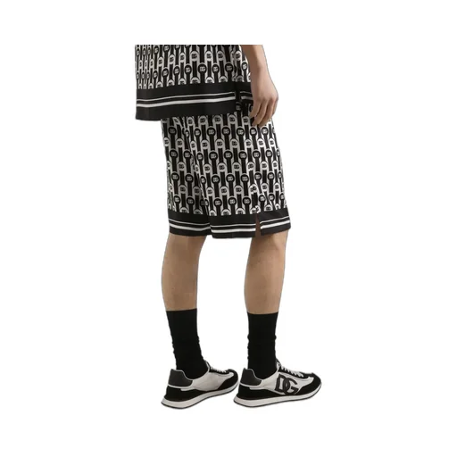 Logo-Print Patterned Shorts