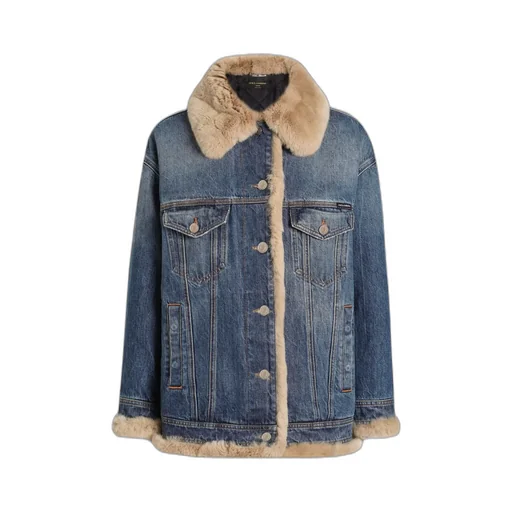 Button-Up Denim Jacket
