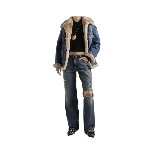 Button-Up Denim Jacket