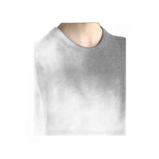 Round-Neck Cropped Sweater