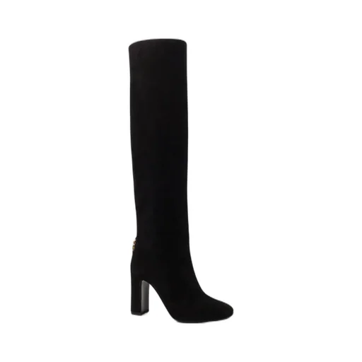 Logo Thigh-High Boots