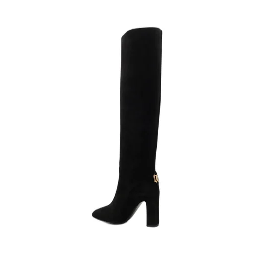 Logo Thigh-High Boots