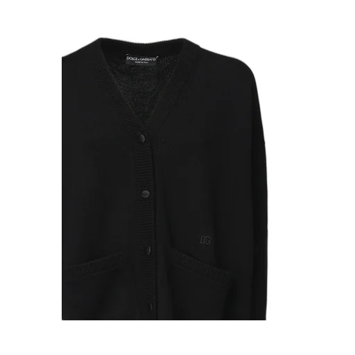 Buttoned Patch-Pocket Cardigan