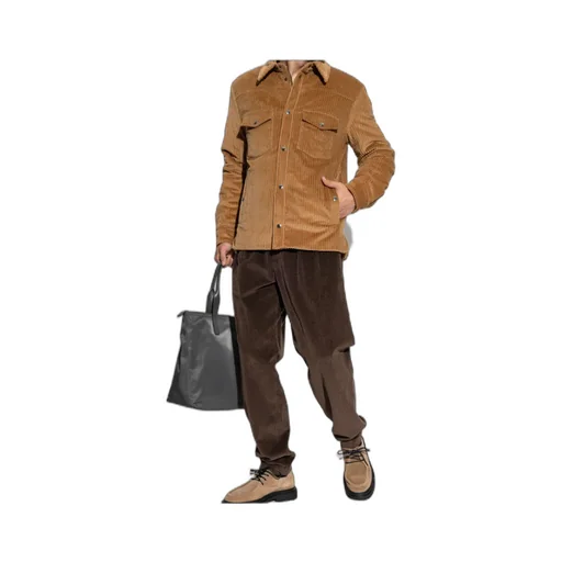 Corduroy Flap-Pocket Shirt Jacket