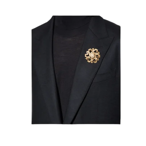 Floral-Motif Brooch