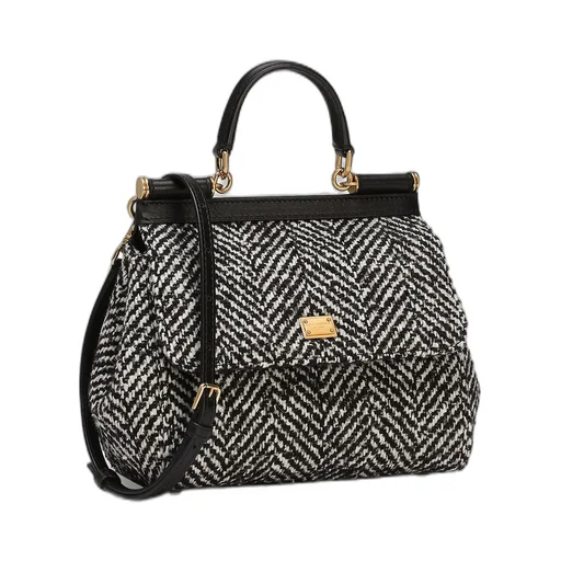 Sicily Medium Chevron Handbag