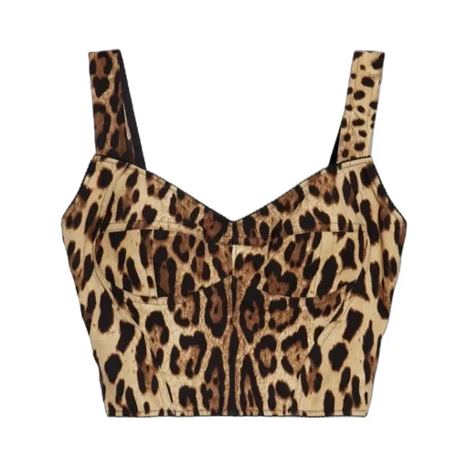 Leopard-Print Tank Top