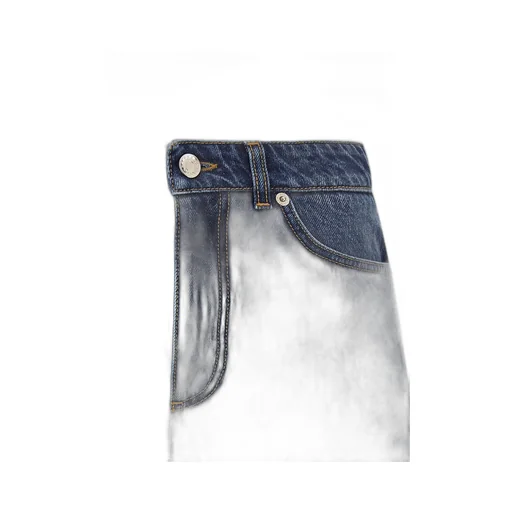 Frayed Denim Shorts