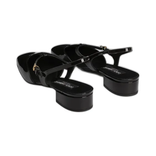 Logo Plaque Slingback Pumps
