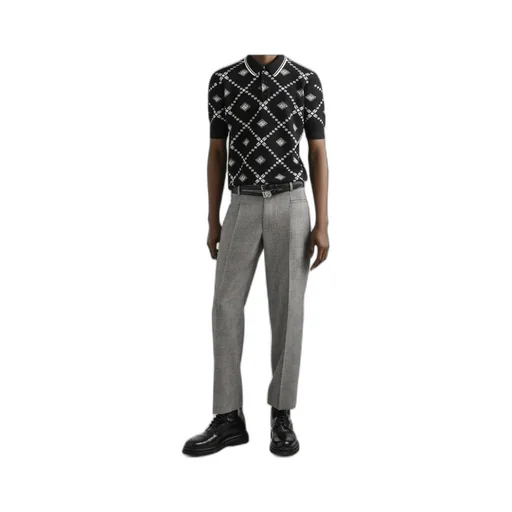 Logo-Pattern Polo Shirt