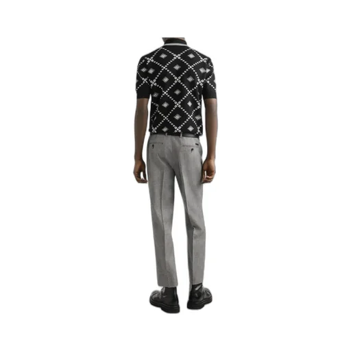 Logo-Pattern Polo Shirt