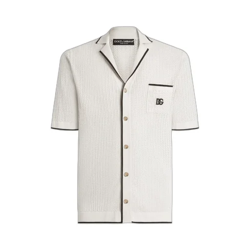 Knitted Short-Sleeve Shirt