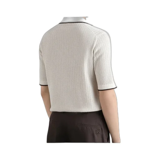 Knitted Short-Sleeve Shirt