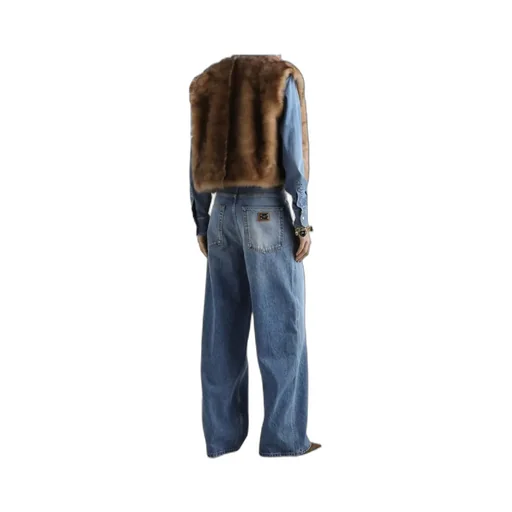 Fur-Trimmed Gilet